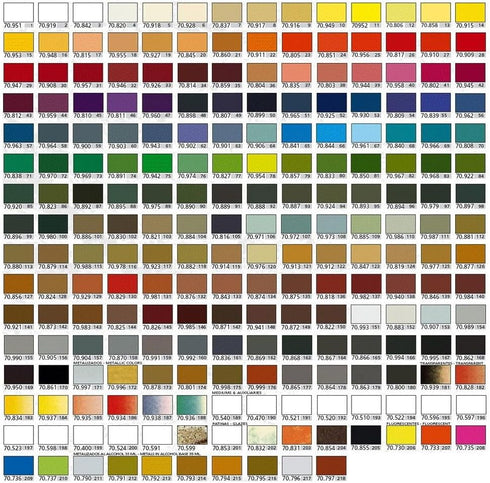 Vallejo Acrylic Paint, Vermillion, Red, VJ70947, 0.57 Fl Oz (Pack of 1)...