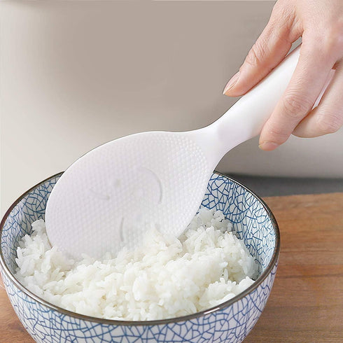2 Pcs Rice Paddle?Non-Stick Rice Spoon, Stand-up Serving Rice Spatula...