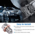 M12x1.75 Magnetic Oil Drain Plug, Stainless Steel Sump Drain Nut Bolt with 5 Crush Gaskets, Leak-proof Vehicle Engine Oil Drain Plug Replacement, ...