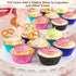 Gifbera Black Foil Baking Cups Standard Size Cupcake Liners Muffin Liner for Baking, 100-Count...