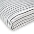 American Baby Company Printed 100% Cotton Knit Fitted Contoured Changing Table Pad Cover - Compatible with Mika Micky Bassinet, Silver Black Strip...