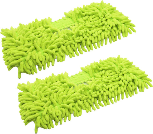EZ SPARES 2Pcs Replacement Mop for Brush Head,Washable Sweeper Microfiber Chenille Dust Fringe Brush Mop,Swob,Strong Water Absorption.Cotton...