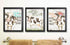 Silly Goose Gifts Funny Rustic Farm Animal Themed Bathroom Decor Wall Art Print Sets, Typography Country Bath Pictures Signs Wood Style (Adorable ...