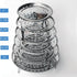 2 Pack 9-1/4" Pressure Cooker Canner Rack Stainless Steel Food Steamer Rack Cross Wire with 3 Short and 3 Tall Detachable Legs for Steamer Pot for...