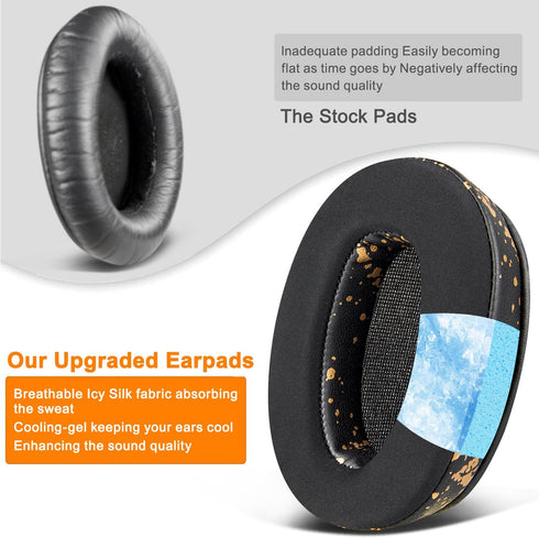 SOULWIT Cooling-Gel Replacement Earpads for Sony WH-CH700N (WHCH700N) & MDR-ZX780 (ZX780DC)/MDR-ZX770 (ZX770BN ZX770BT), Ear Pads Cushions for MDR...