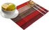 Vandarllin Christmas Red Brown Placemats Set of 6, Retro Rustic Barn Wood Texture Polyester Stain Resistant Table Mats Washable Placemat Decoratio...