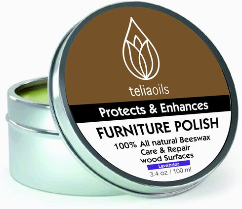 Wood Furniture Polish- Restorative Polishing Cleanser Wax- Natural Furniture Beeswax Conditioner For Scratch Repair- Wooden Finish Restorer Cream ...
