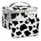 Meiyuuo Makeup Bag Bulk Cosmetic Bags Set 2PACK Organizers Medium Cosmetics Bag Small Make up Pouch for Purse for Women Ladies(Cute Cow Print)...