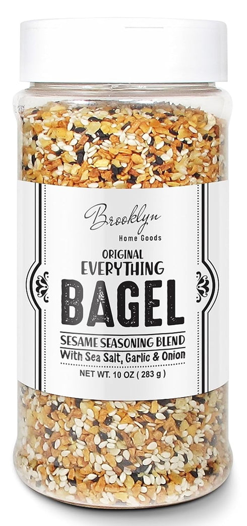 Everything Bagel Seasoning Blend Original XL 10 Ounce Jar - Bagel Allspice, Sesame Seasoning Spice Shaker, Delicious Blend of Sea Salt and Spices ...