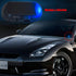 Car Solar Power Simulated Dummy Alarm Warning Anti-Theft LED Flashing Security Light with New USB Port ?Blue?...