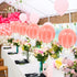 Rose Gold Party Supplies, 6 Pack Tutu Tulle Balloon Centerpieces Set for Women Girl Birthday Wedding Engagement Bachelorette Bridal Shower Party T...