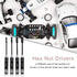 Makerfire 4pcs Hex Nut Drivers Screw driver Tools Kit Set for RC Helicopter RC Boat Rc Cars, Metal 4.0/5.5/7.0/8.0mm NUT Key Socket Screwdrivers...