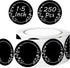1.5 Inch Round Spice Jar Chalkboard Labels with Wreath Design Blackboard Stickers Kitchen Pantry Labels for Canning Bins,Containers,Mason Jars Sea...