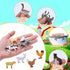 12 Pieces Farm Animals Figures Toys,Mini Farm Animal Figures,Plastic Farm Animals Figurines,Realistic Farm Animal Figures Educational Learning Toy...