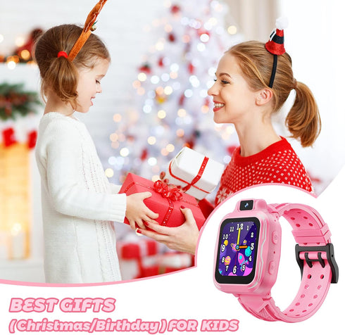 Kids Digital Watch Girls, Best Christmas Birthday Gifts for Age 3 4 5 6 7 8 9 Years Children,Touchscreen Toddler Sport Smart Watch with Camera FM ...