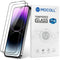 2PCS for iPhone 14 Pro Max Screen Protector Tempered Glass Blue Light Full Coverage HD Clear Eye Protection 9H Hardness Anti-scratch Bubble-free G...