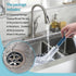 Universal Garbage Disposal Brush/Garbage Disposal Cleaner Brush for InSinkErator Garbage Disposals, Fits Into Any Disposer Channel, Blue, MKMS-2MO...