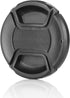 ChromLives 58mm Lens Cap with Lens Cap Leash Hole Bundle Compatible with Nikon Canon DSLR Cameras (58mm)- 4 Pack...