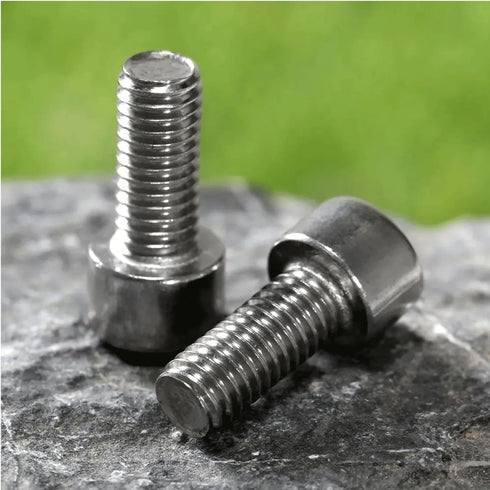 12Pcs Bike Water Bottle Cage Bolts Holder Screws M5 Inner Rack Hexagon Stainless Steel Screws for Bottle Holder Bracket Rack Cycling Accessories B...