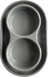 PetLike Ants Away Double Dog Water and Food Bowls,6 cups/48oz Pet Feeder Bowls for Puppy Medium Large Dogs Cats (Grey, 15.5X9.5X2.75 INCH)...