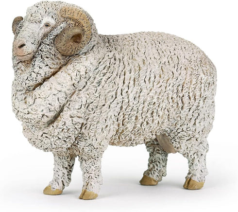 Papo -Hand-Painted - Figurine -Farmyard Friends -Merinos Sheep -51174 - Collectible - for Children - Suitable for Boys and Girls - from 3 Years Ol...