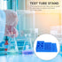 2 Pcs Test Tube Rack Test Vial Stand Test Tube Tray Practical Glass Tube Test Bottle Holder Glassine T Tool Nail Polish Tools Laboratory Tube Hold...