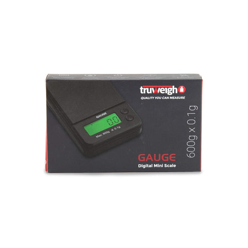 GAUGE Digital Mini Scale - (600g x 0.1g - Black) - Digital Travel Scale - Mini Digital Scale - Small Pocket Size Scale - Traveling Scales Digital ...