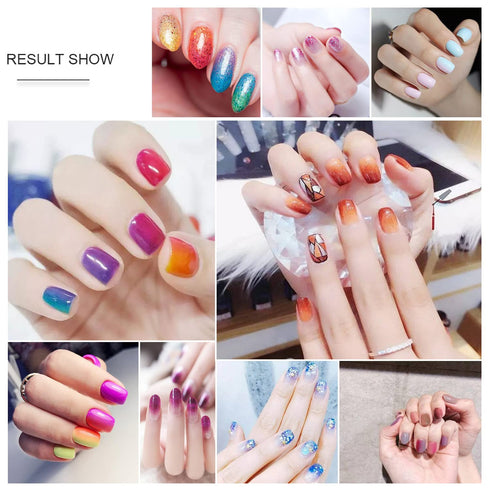 3pcs Ombre Nail Brush Nail Paint Pen for Lace Line Gradient Color Ombre Brush for Gel Nails Manicure Pen Nail Art Brushes Nail Design Brushes Acry...