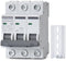 AC Miniature Circuit Breaker, 6 Amp 480V 3 Pole DIN Rail Mount Circuit Breaker, Thermal Magnetic Trip, AC Disconnect Switch MCB C6...