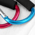 4 Pack Large Carabiner 5.5" D Style Click and Carry Bag Carrier Stroller Hooks(Light Blue and Rose red)...