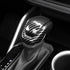 Toyota Carbon Fiber ABS Car Gear Shift Knob Cover Trim Fit for Toyota Highlander 2020 2021 2022 Compatible with Toyota RAV4 2019-2022 Car Interior...