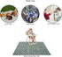 Joyo roy 135x140 cm Baby Floor Mat Splat Mat High Chair Mat Waterproof Mat Play Mat for Toddlers Splat Mat for Under High Chair Kids Placemats for...