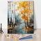 TUMOVO Adult Paint by Number, Forest Landscape Paint Number Kits Romantic Rustic Paint by Numbers for Adults Acrylic DIY Birch Paint-by-Numbers Ki...