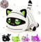 LCCOOUS® 61-PCS ? 11" Mummy Cat Plush+ 60pcs Cat Stickers -Meemeows Cat Plush - Meemeows Cat Stuffed Animal Collection, Birthday Gift for Kids. (M...