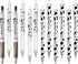 12 Pcs Cute Cow Pen, 0.5mm Black Retractable Gel Ink Pens, Cartoon Gel Ink Pens Set, Cow Print Pens Kawaii for Office School Supplies, Gifts for B...