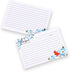 COFICE Recipe Cards 4x6 Inch, Cut Thicken Card Stock Double Sided Recipe Cards, 50-Pack (Bird)...