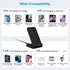 Samsung Wireless Charger Stand Fast Charging for Samsung Galaxy S24 Ultra S24 S23 S22 S21 S20, 2Pack 15W Android Wireless Charger Stand Fast Charg...