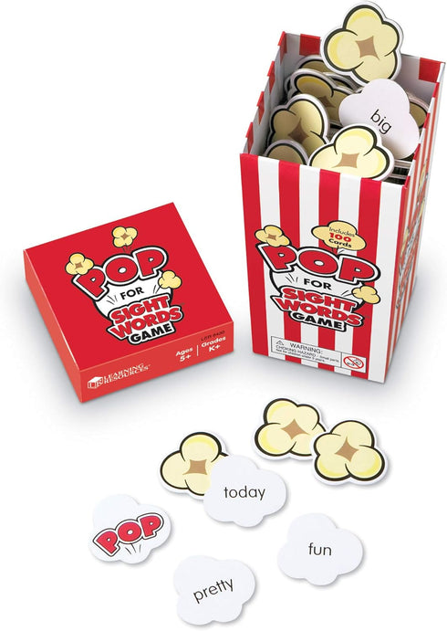 Learning Resources Pop for Sight Words Bundle,Language Building Skill Games, Homeschool or Classroom, 2-4 Players, 100 Card Set, Ages 5+...