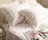 One Piece White Wide Crochet Lace 100% Cotton Pillowcase 14 (King 20"x36")...