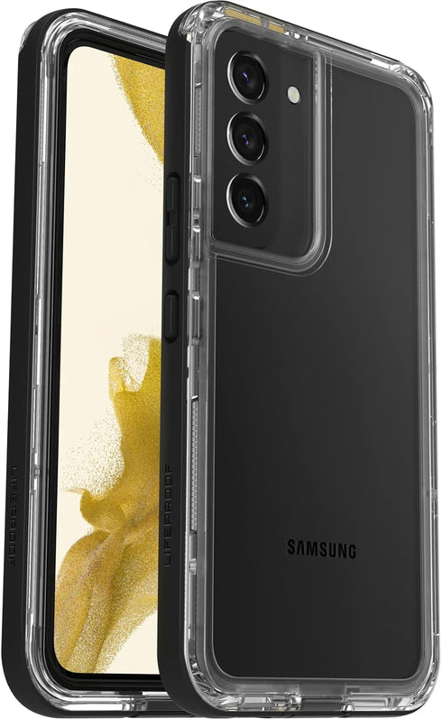 LifeProof NEXT SERIES Case for Galaxy S22 - BLACK CRYSTAL (CLEAR/BLACK)...