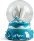 Elanze Designs Beluga Whales Tabletop Dresser Nightstand Figurine Decoration 100MM Sturdy Glitter Water Wind Up Musical Snow Globe Plays Tune Let ...