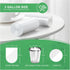 Small Trash Bags 3 Gallon, 108 Count Garbage Bags Bathroom Mini Trash Can Liners, fit 10-13 Liter Clear...