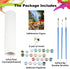 NEWENMO Paint by Numbers for Adults Street Landscape, Paint by Numbers Tower On Canvas without Frame, DIY Oil Painting Perfect for Beginner, Hobbi...
