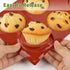 JOERSH 2-PK Silicone Texas Muffin Pans Non-Stick 6 Cups 3 Inch Regular Cupcake Baking Pans, Silicone Molds for Egg Muffins, Cupcakes...