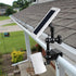 2-in-1 Gutter Mount for Ring Solar Panel, Stick Up Cam Battery, Spotlight Cam Battery and Spotlight Cam Battery Plus/Pro, Perfect Angle to Get Ade...