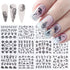Flower Nail Art Sticker Black Lace Nail Stickers Decals Nail Art Supplies for Acrylic Nail 3D Self Adhesive Sexy Black Lace Flower Nail Design DIY...