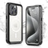 iPhone 15 Pro Case Waterproof, IP68 Waterproof Case for iPhone 15 Pro, iPhone 15 Pro Case with Kickstand, Impact Resistant TPU + PC Case, Suitable...