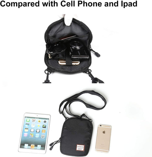 Small Crossbody Bag for Men, Mini Messenger Bag Shoulder Bag for Phone Passport...