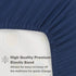 EVERYDAY KIDS 3 Piece Toddler Sheet Set - Soft Breathable Microfiber Toddler Bedding - Includes a Flat Sheet, a Fitted Sheet and a Pillowcase - So...