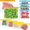 IDEATECH Reusable Storage Bags, 10 Pack BPA Free PEVA Reusable Freezer Bags,Reusable Gallon Bags, Reusable Sandwich Bags, Silicone Food Bags for W...